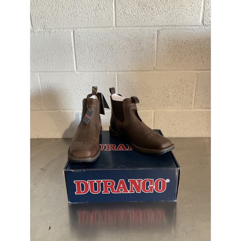Durango Red Dirt Rebel Chelsea Boot Mens 10.5 Old Town Brown Tan DDB0293